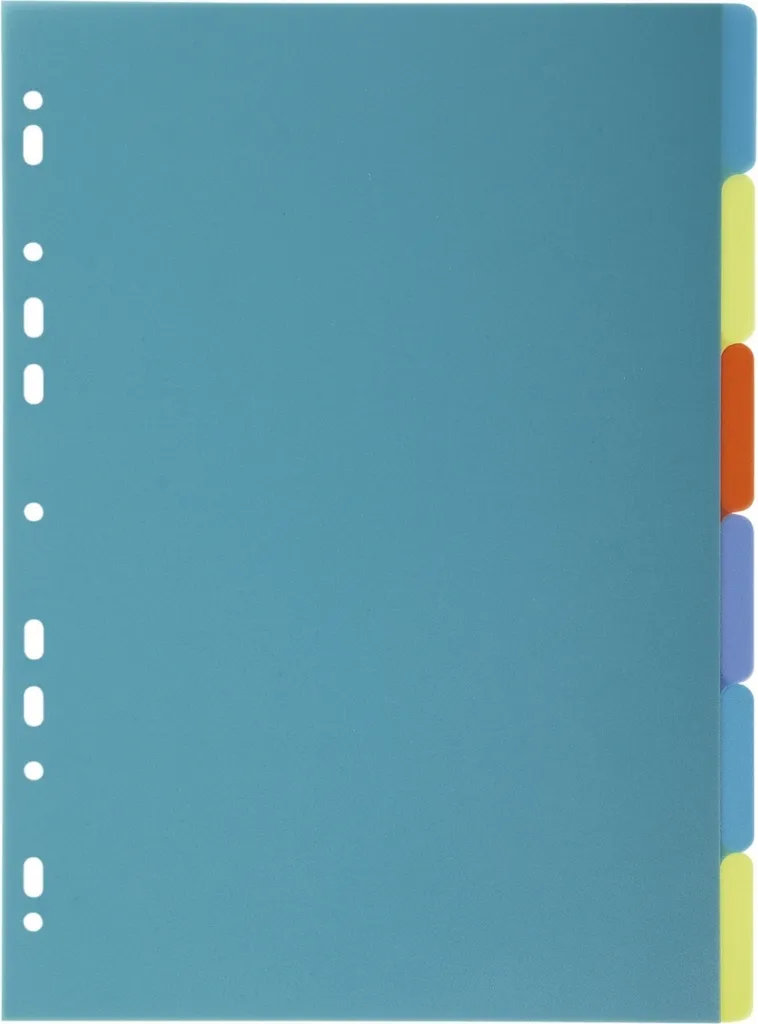 Intercalaires A4 Recyclés 6 Positions - Solution Classement Durable