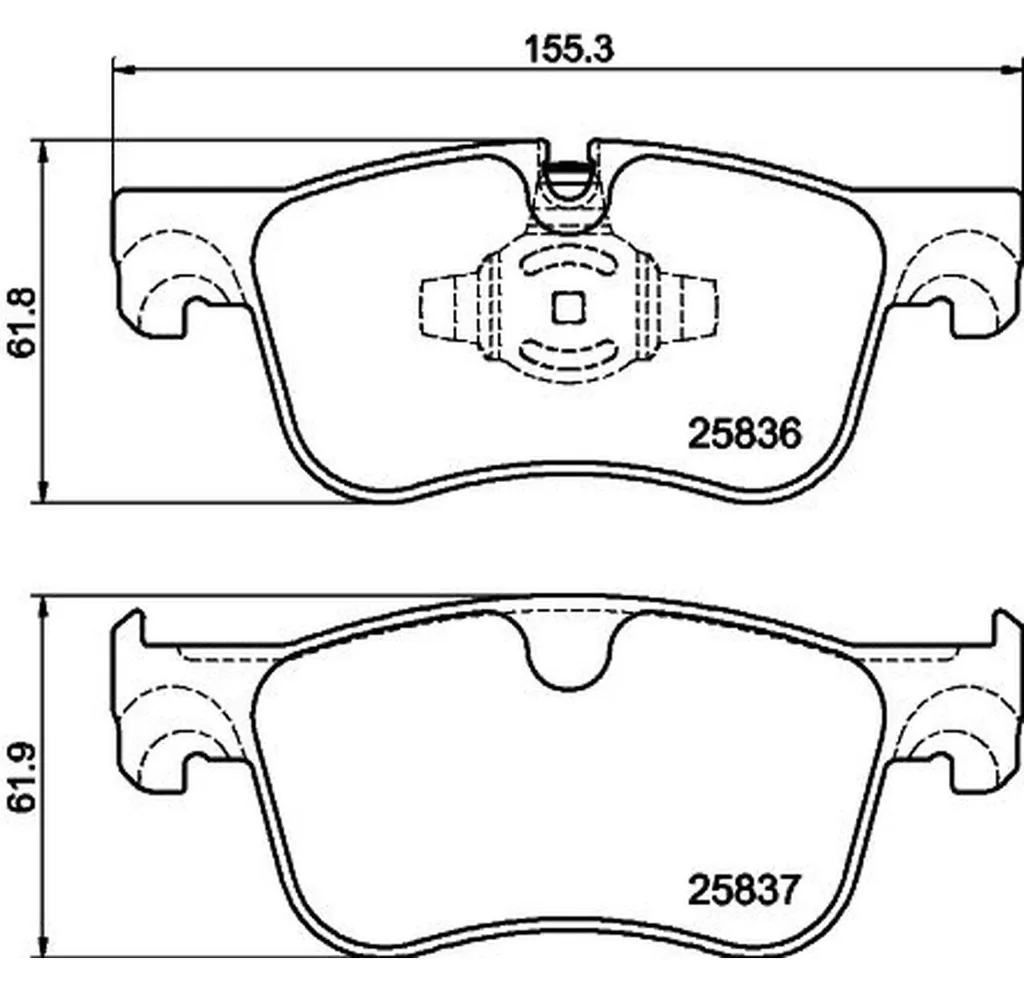 Plaquettes de frein haute performance pour Citroën C4 Picasso