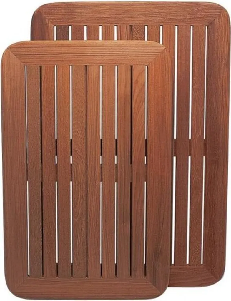 ARC Marine Plateau de Table en Teck 45x70 cm pour Bateau et Nautisme