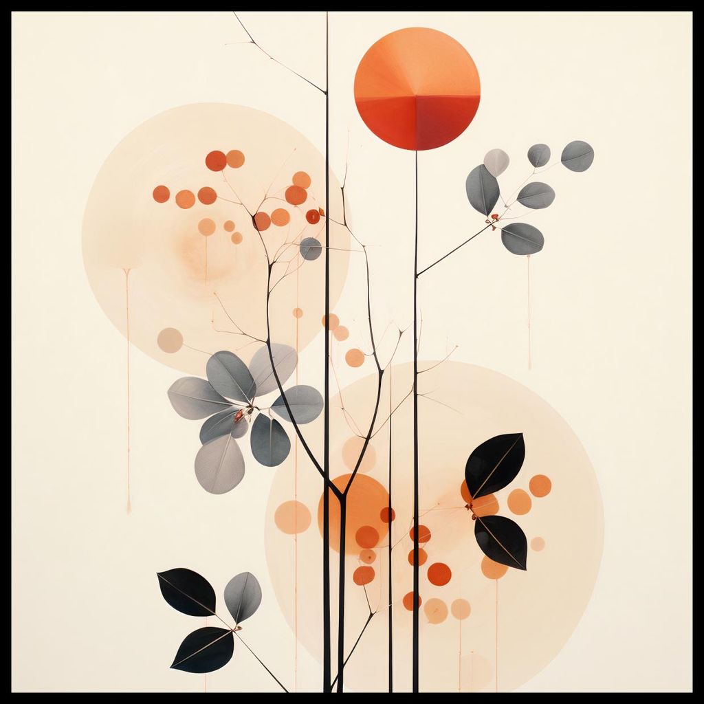 Plakat 60x60cm Herbstmelodie