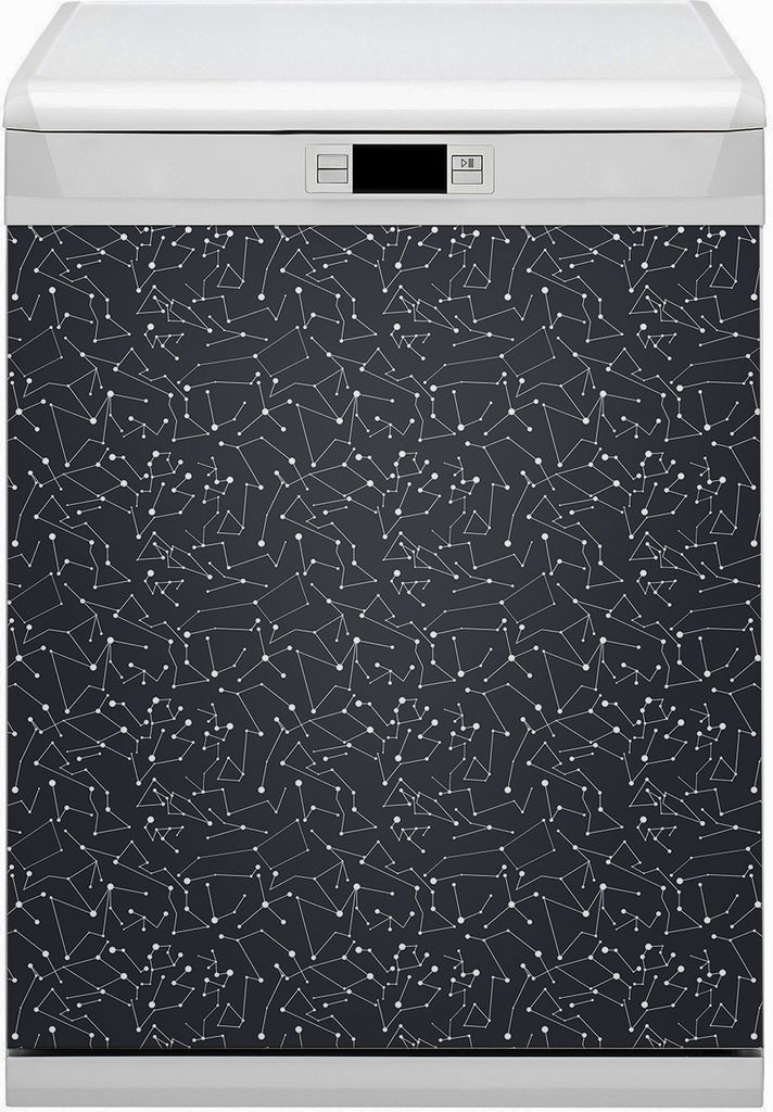 Küche Dekorative Magnete Magnet Folie für Geschirrspüler 60x70 cm - Konstellationen Galaxie