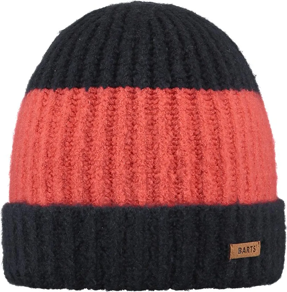 Bonnet d'hiver enfant bleu marine Barts Mixie 53-55 pompon et tricot fin
