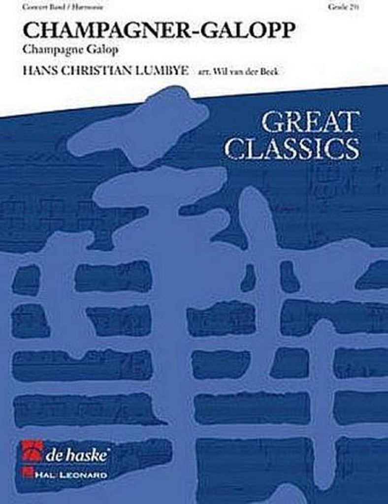 Hans Christian Lumbye Champagner-GaloppConcert Band/Harmonie