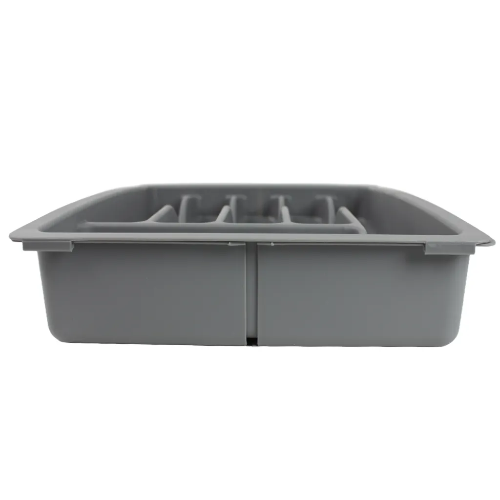 Range-couverts réglable extensible gris pour Caravane et Camping-car - 8