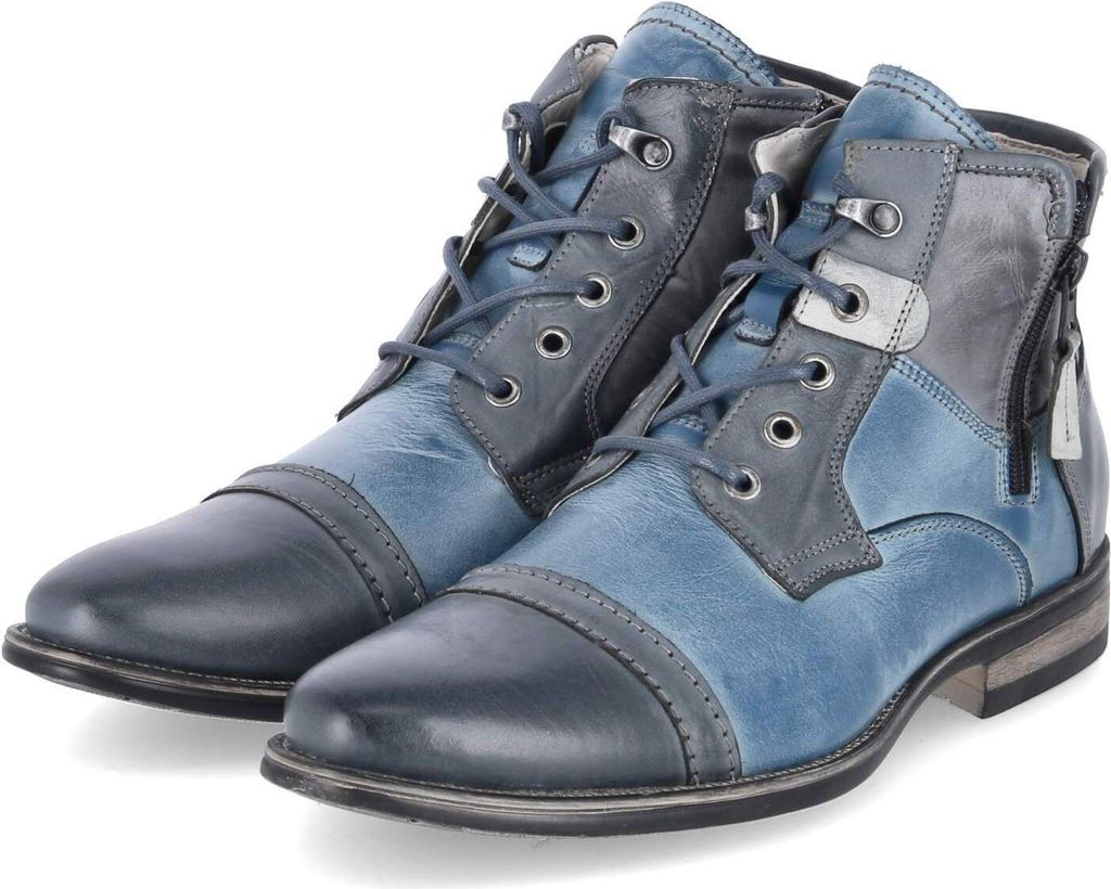 Krisbut Knöchelschnürer in blau, Gr. 44