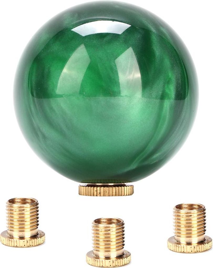 Marmorstil Rundkugel Gangschaltschieber -Knob -Stickkopf mit Montageadaptern