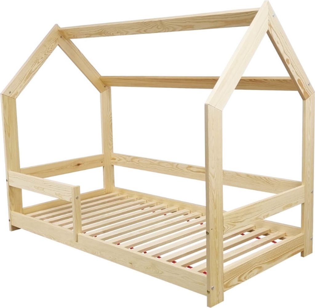 NeedSleep Hausbett 160x80 Kinderbett natur