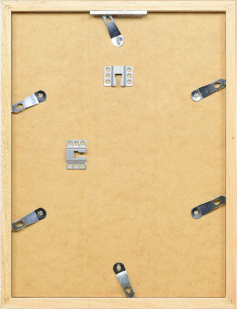 Cornice Foto A6 Arancione Top Cube Legno | Protezione Museale UV - 3