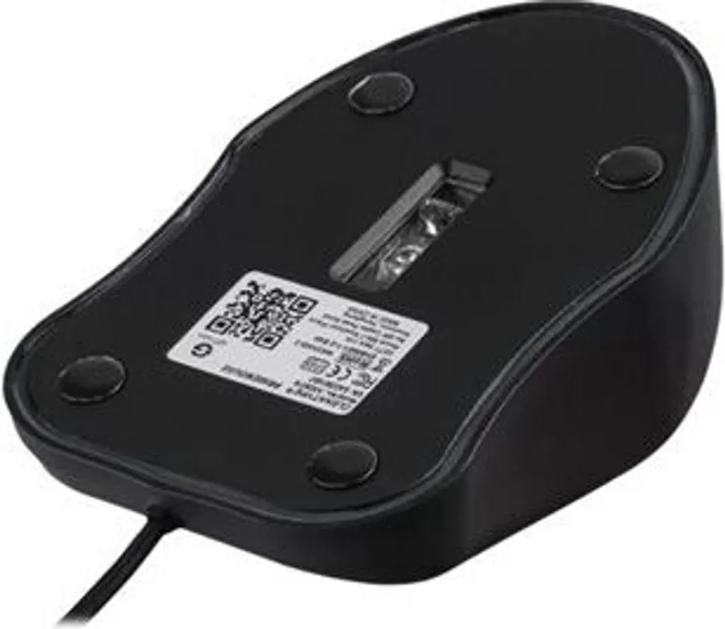 Souris Silicone IP68 Gett TKH-MOUSE USB Noir Résistante aux Liquides