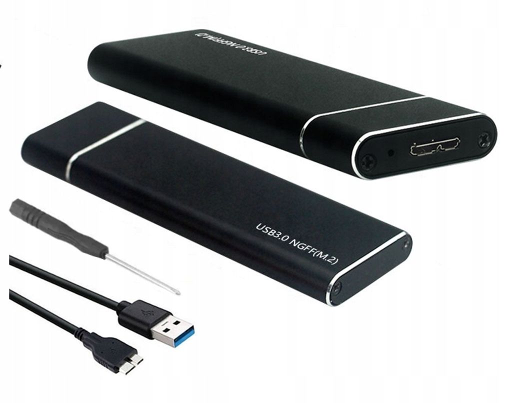 Boîtier SSD - M.2 SATA NGFF - USB 3.0 - 6 Gbit/s - B Key Image du produit 