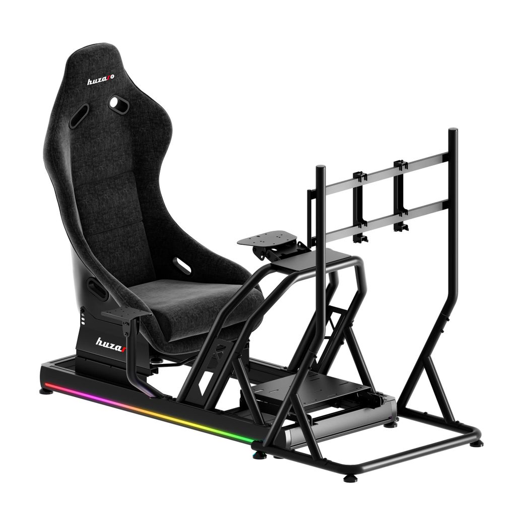 Huzaro Speed 9.1 | Sim Racing Monitor TV Stand Ständer | VESA 75x75 100x100 200x100 200x200 300x200 400x200 mm | für 32 bis 55 Zoll | bis zu 50kg