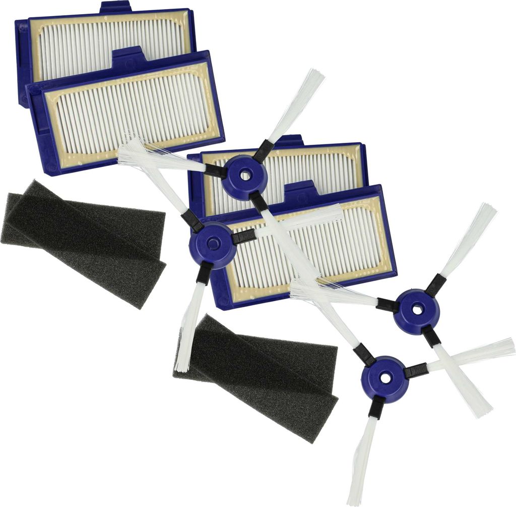 vhbw 12-tlg. Wartungskit kompatibel mit Rowenta Smart Force Extreme Saugroboter