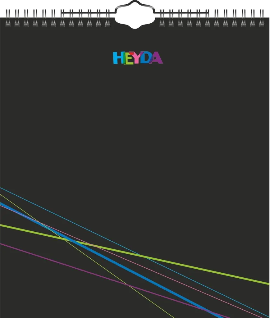 Heyda 2070450 KreativKalender 21,5x21,5 cm Lot de 5 Calendriers Blancs