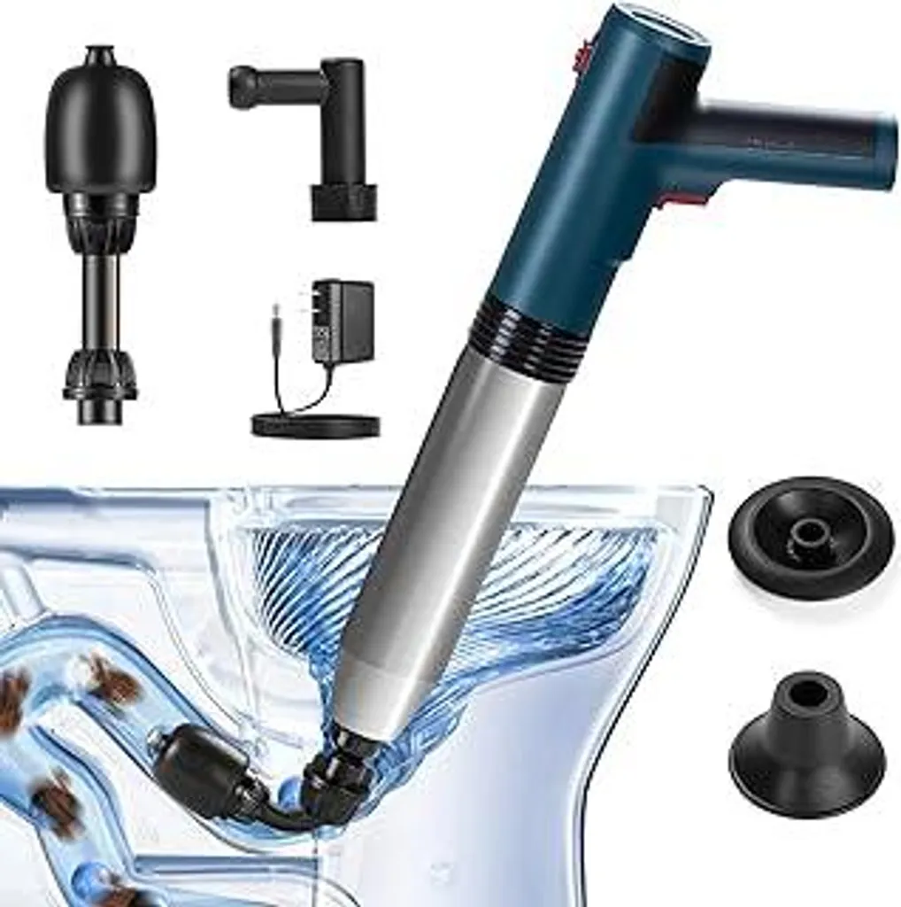 Stura Lavandini Elettrico a Ventosa con 3 Teste Intercambiabili