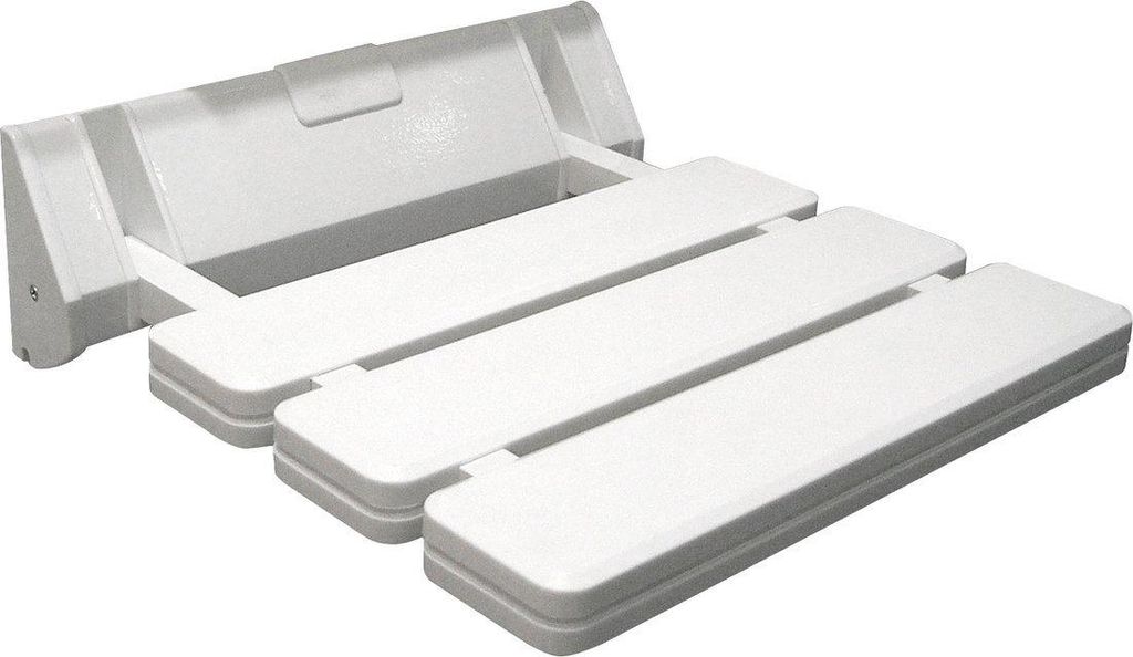 Aqualine HANDICAP Duschklappsitz 32x33cm, Weiß