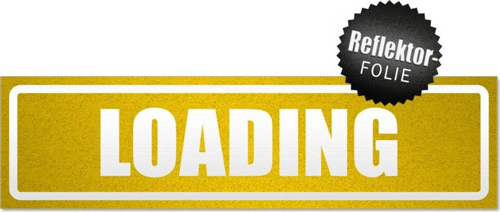 Loading invertiert Magnetschild Schild magnetisch