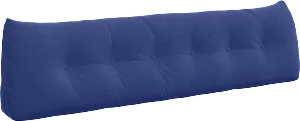 vidaXL Rücken Kissen Polizeiblau 180 x 24 x 50 cm Samt