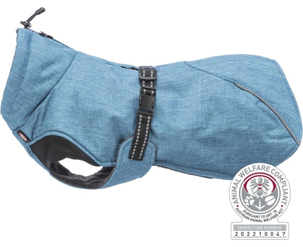 TRIXIE Wintermantel Riom, S: 40 cm, blau Produktbild 