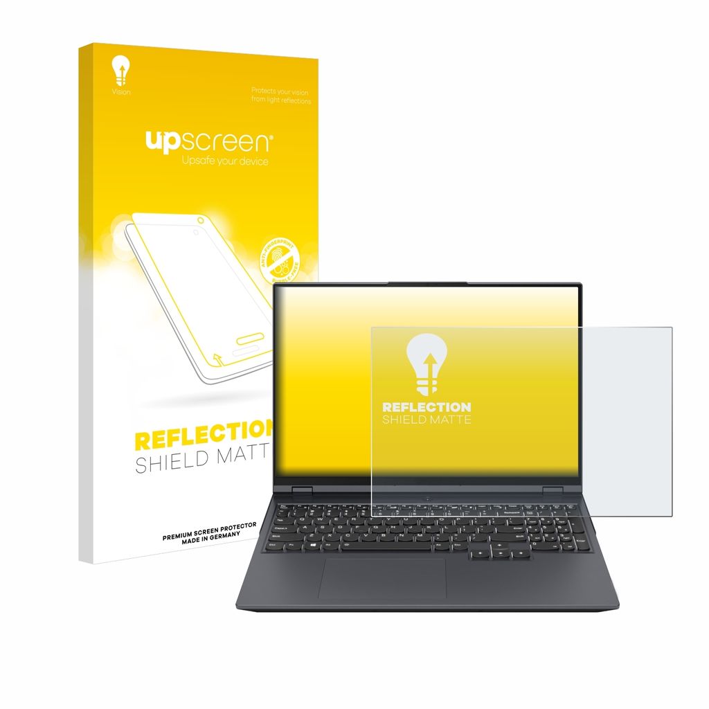 upscreen Schutzfolie für Lenovo Legion Pro 5i Gen 8 16" Displayschutz Displayschutzfolie Folie Matt Entspiegelungsfolie