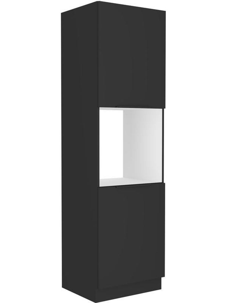 Küchenschrank für Einbaubackofen SAJU – Breite 60 cm, schwarz
