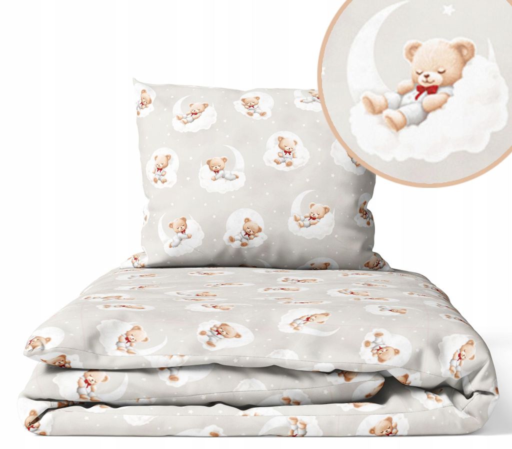 Kinderbettwäsche 90x120 Baumwolle Baby Bettwäsche Set 90x120 + 40x60 Kissenbezug Jungen & Mädchen Kleinkind Bettbezug