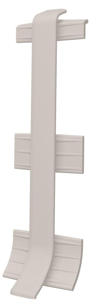 VILO Linela 416 - Verbindungsstück für PVC Sockelleiste 80mm - Zubehör - 2 Stück - Kaschmir