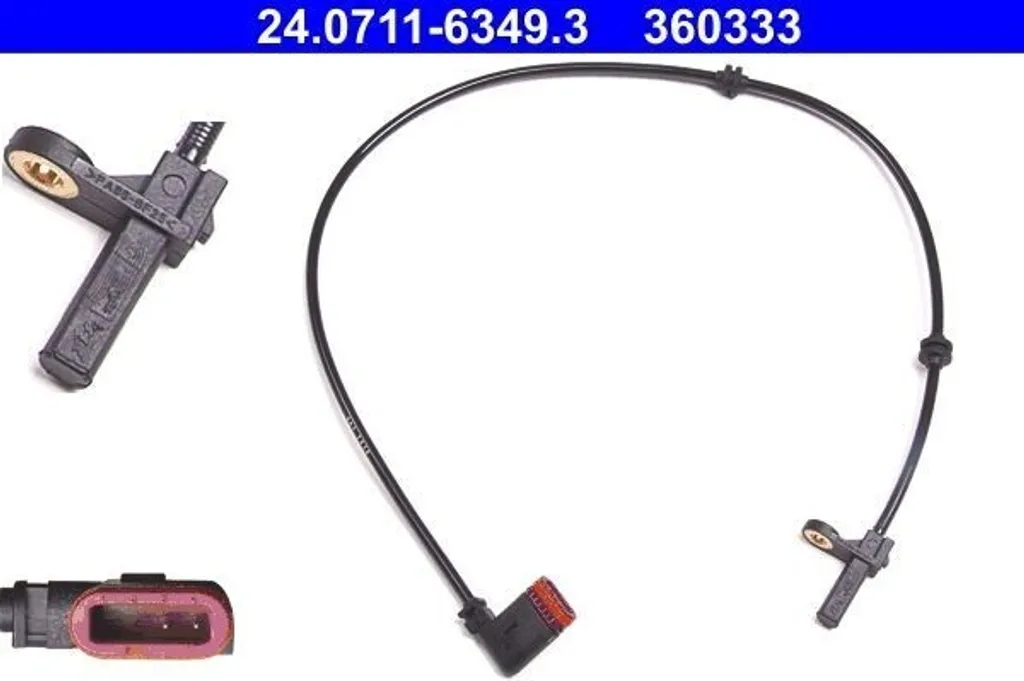 Éliminez le voyant ABS Mercedes W221 avec ce Capteur ATE 24.0711-6349.3
