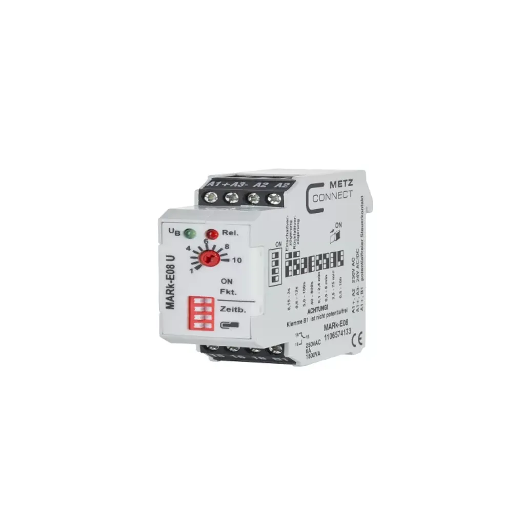 Relais Temporisé pour Automatisation Industrielle METZ CONNECT 230V AC