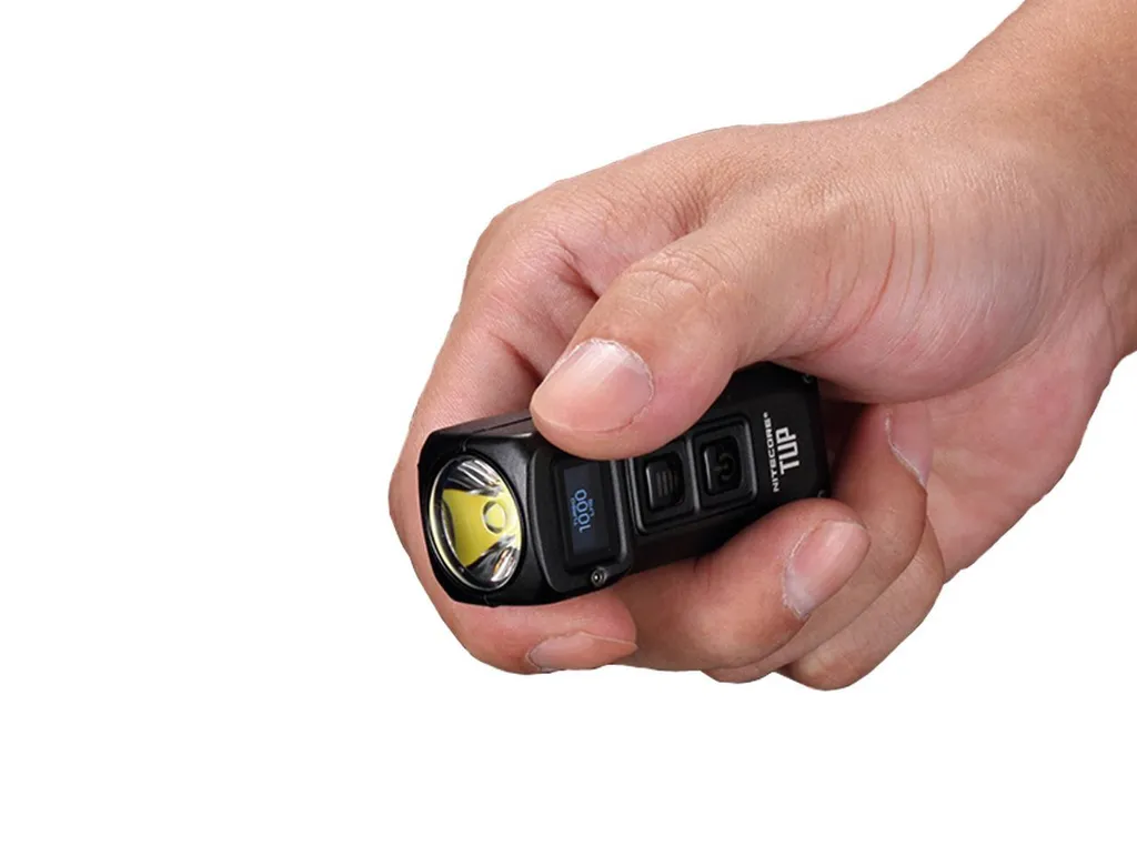 Éclairage de Poche Performant Nitecore TUP Noir pour Camping et Travail
