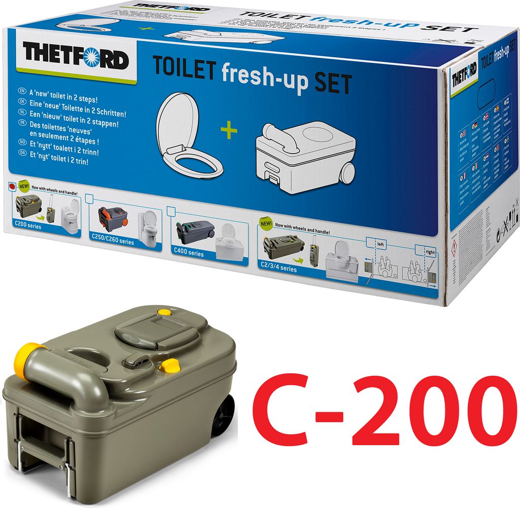 Thetford Fresh-Up Set C200 mit Rädern Produktbild 