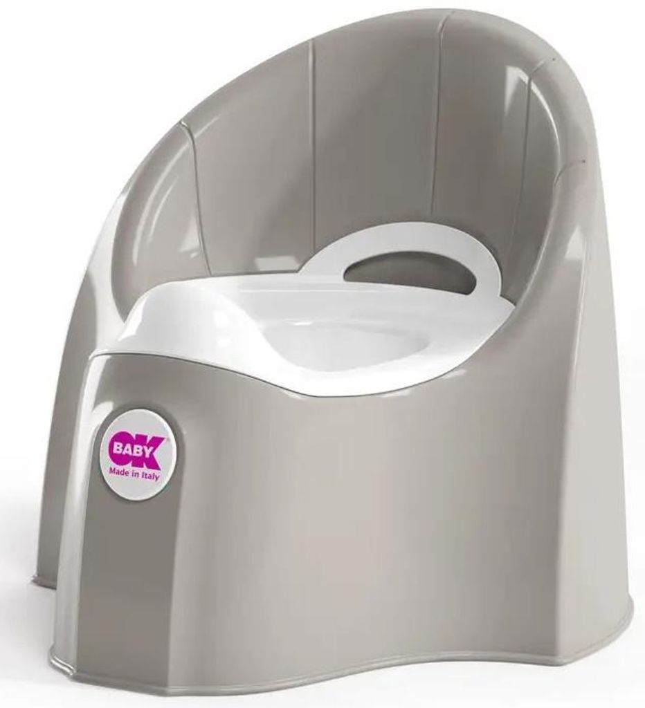 OK BABY Pasha Töpfchen mit herausnehmbarem Einsatz, grau Produktbild 