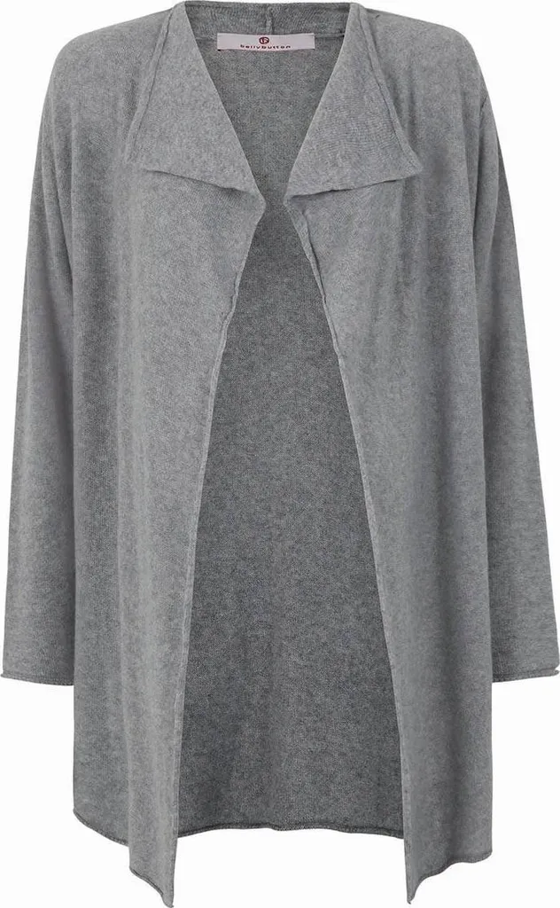 Cardigan de grossesse gris Bellybutton - Maille douce et coupe confort