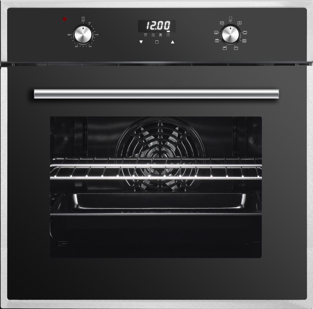 PKM EB9, Medium, Elektrischer Ofen, 64 l, 2200 W, Integriert, Schwarz, Edelstahl