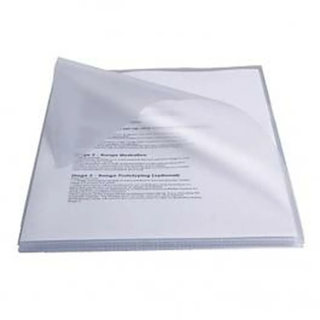 Esselte Chemise à Rabat A4 Cristal 250 Microns - Boîte de 50 Chemises