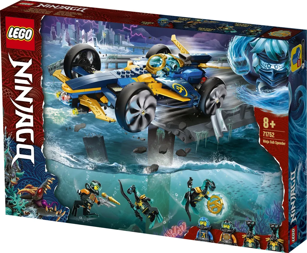 Speeder Sous-Marin Ninja 71752 LEGO avec 4 Figurines et Drone - 20