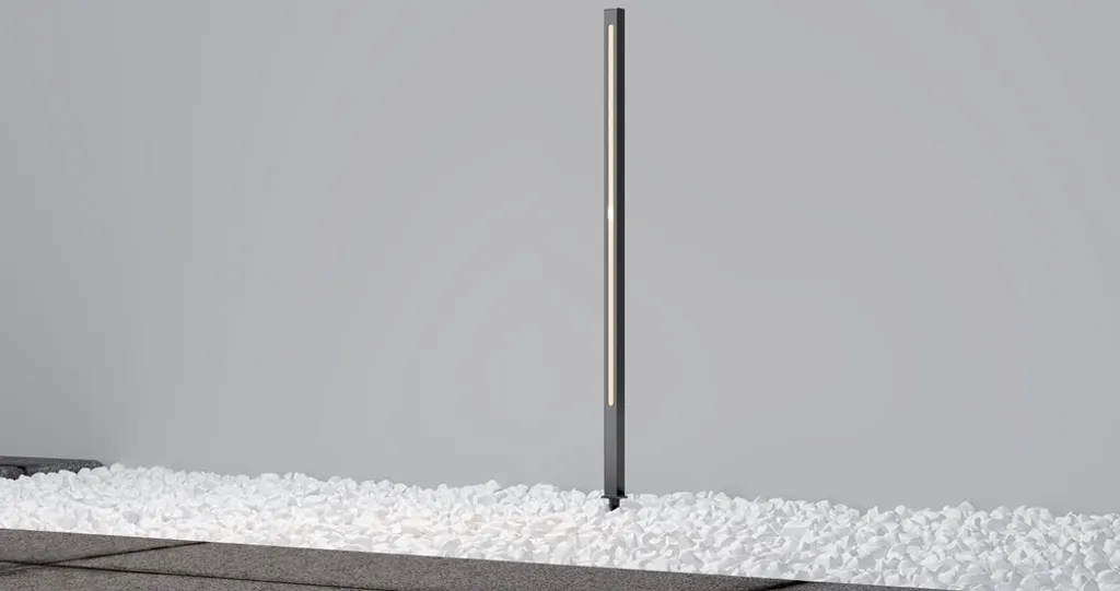 Borne Extérieure LED Étanche Graphite Maytoni Field 12W - Finition Durable
