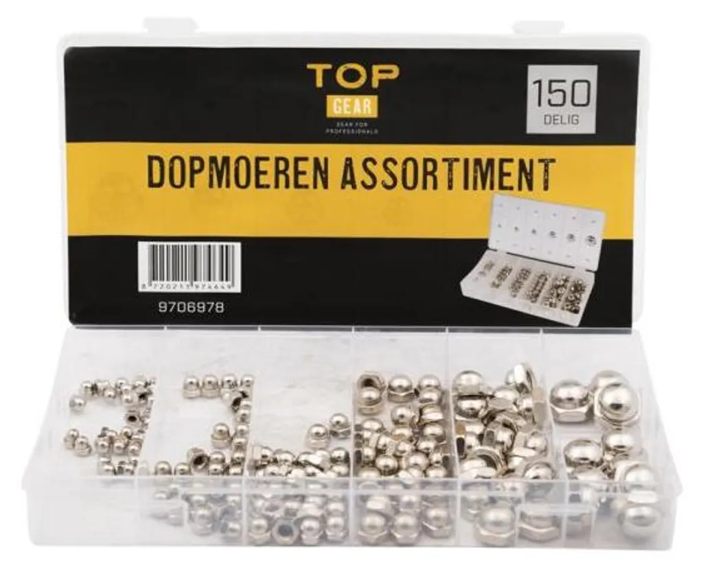 Kit 150 Ecrous Dop-Nuts Topgear : Réparez et Sécurisez votre Circuit