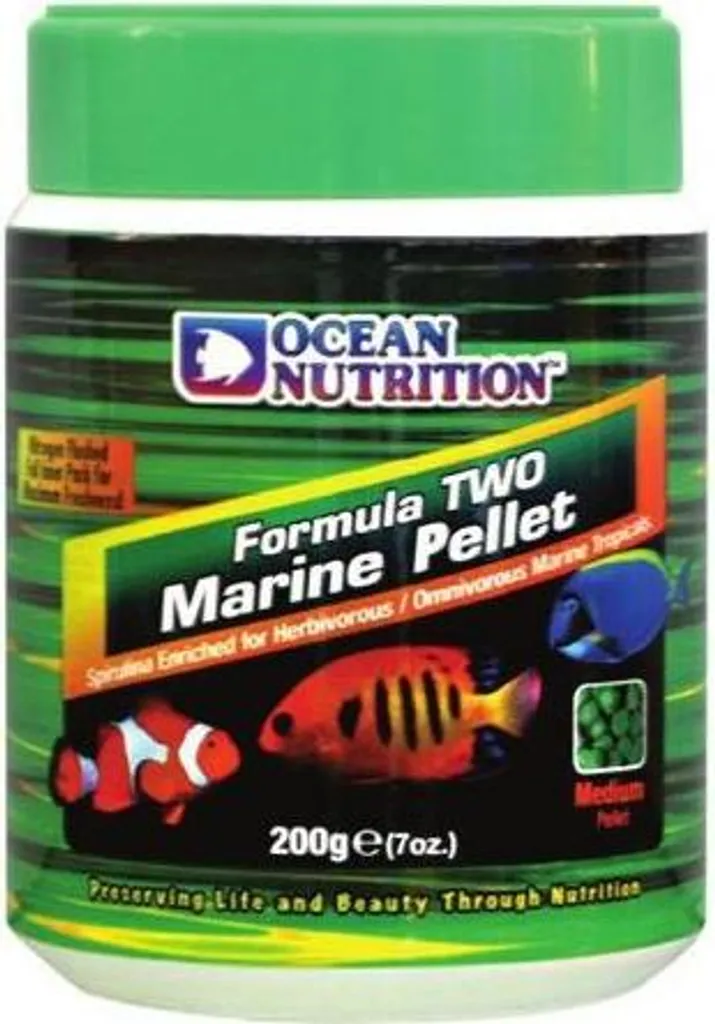 Ocean Nutrition Formula Two Pellets M 100g | Cibo Pesci Erbivori