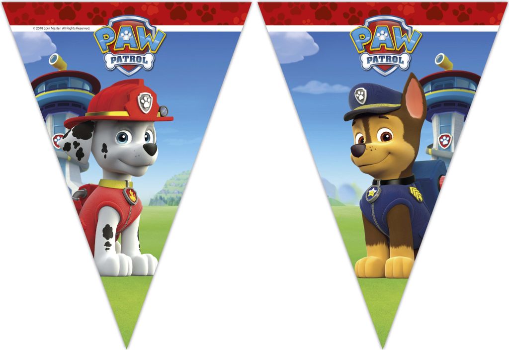 Geburtstags Party Deko Girlande - Paw Patrol Produktbild 