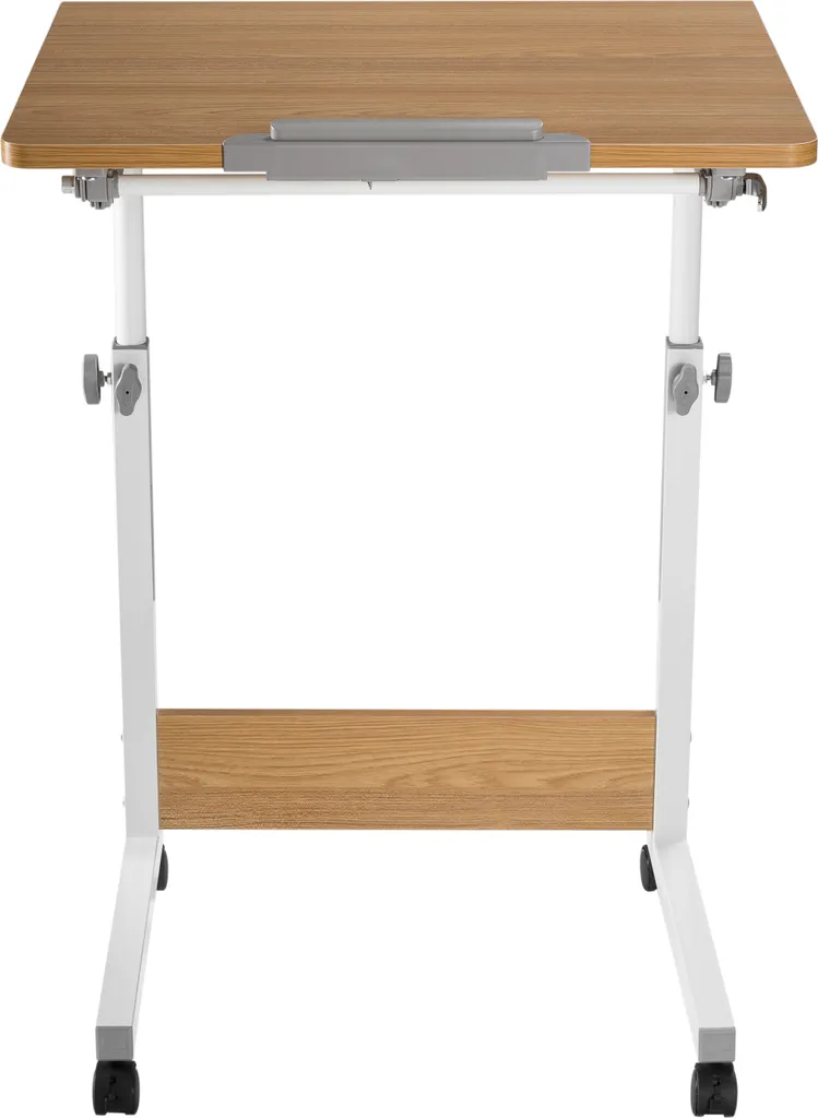 Pupitre de bureau mobile pour ordinateur support assis debout réglable
