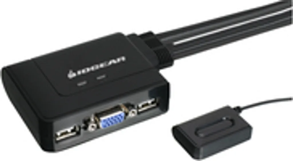 Commutateur KVM pour Partager Clavier et Souris sur 2 Écrans PC