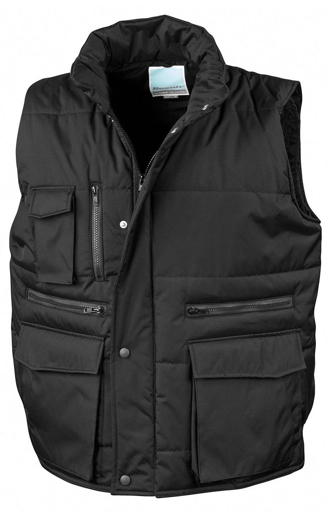 WORK-GUARD by Result - "Lance" Weste für Herren FK2660 (3XL) (Schwarz)