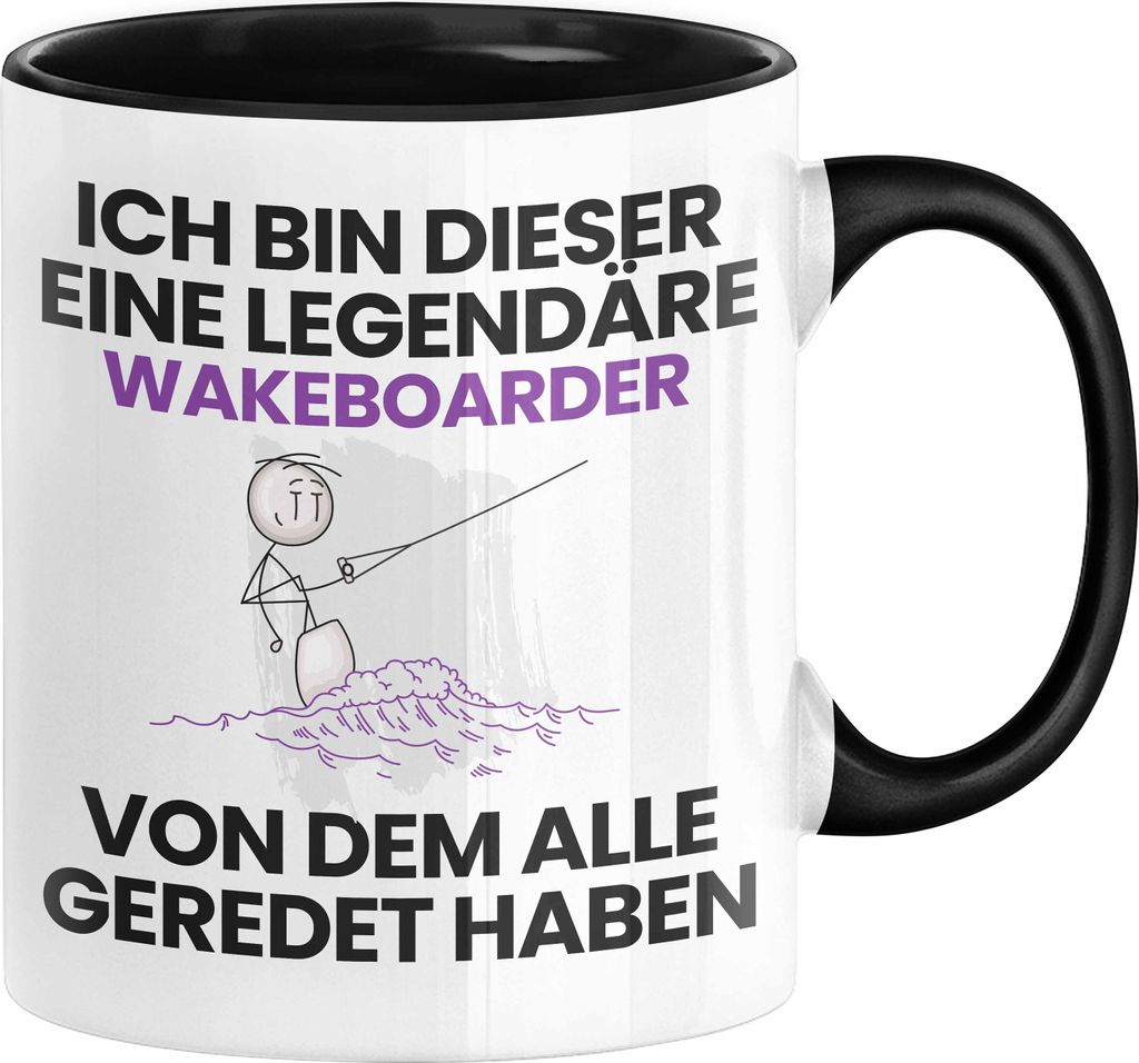 Wakeboarder Geschenk Tasse Lustige Geschenkidee Geburtstag für Wakeboarder Ich Bin Dieser Legendäre Wakeboarder Von Dem Alle Geredet Haben Kaffee...