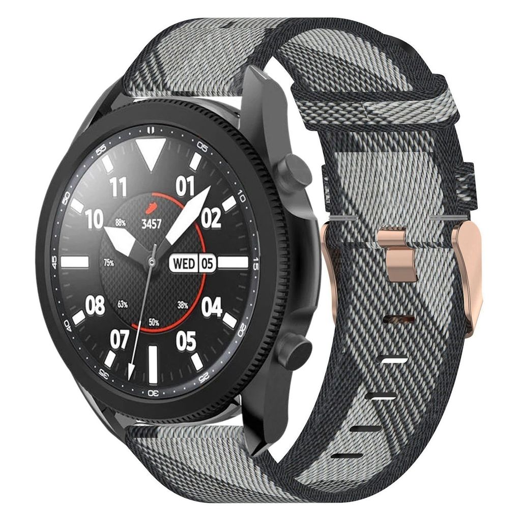 Für Samsung Galaxy Watch FE 6 5 4 Normal Pro Classic alle Größen Gewebtes Nylon Band