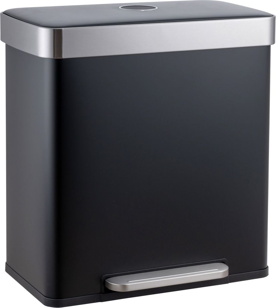 SVITA LT2X30 Mülleimer 60l Treteimer 2 Fächer mit Deckel Produktbild 