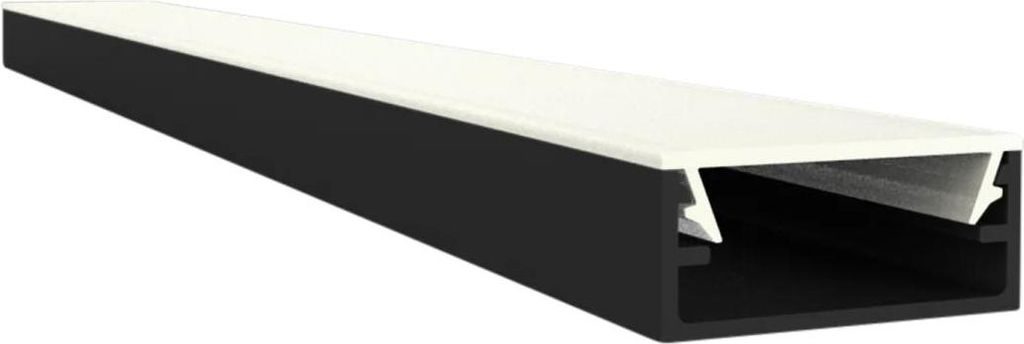 Ultraflaches LED Alu Aufbauprofil 2m EXO-N1_16 (16 mm) –| Produktbild 