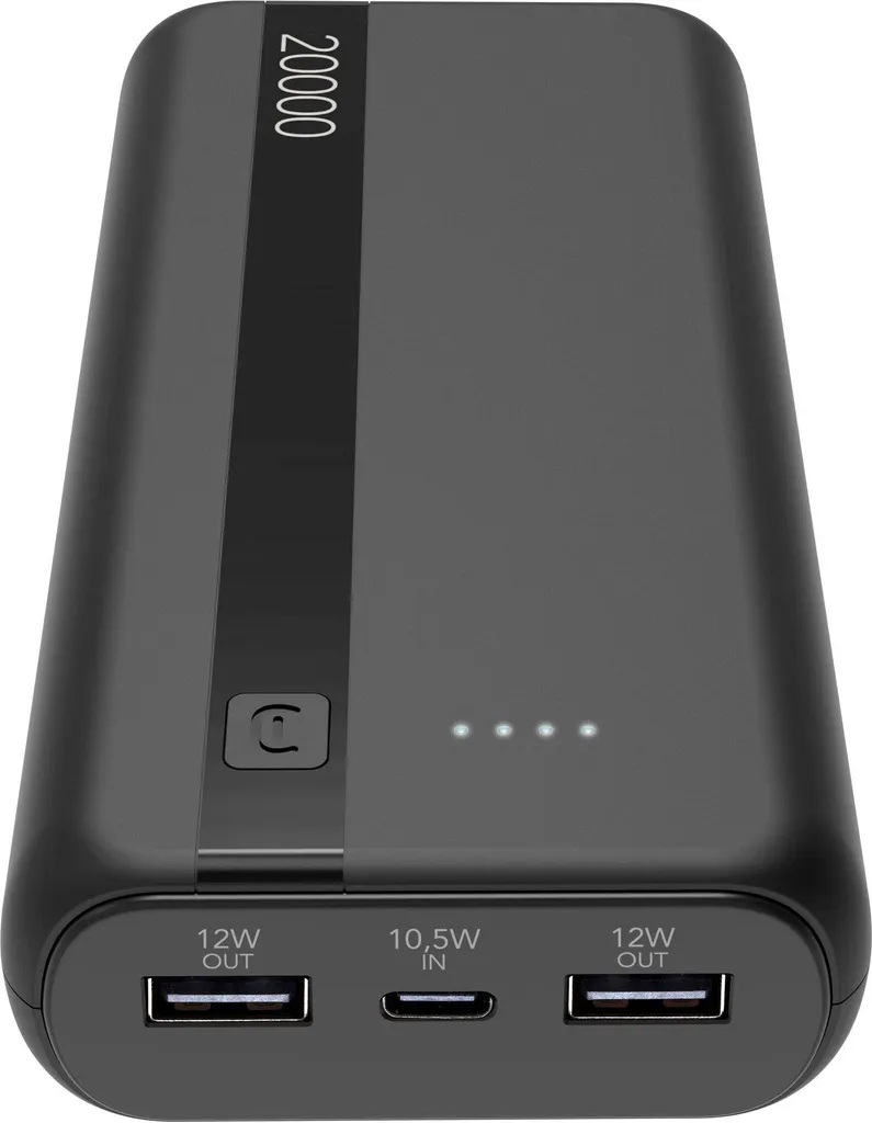Batterie de Secours 20000mAh USB-C 12W - Idéale pour Voyage et Travail