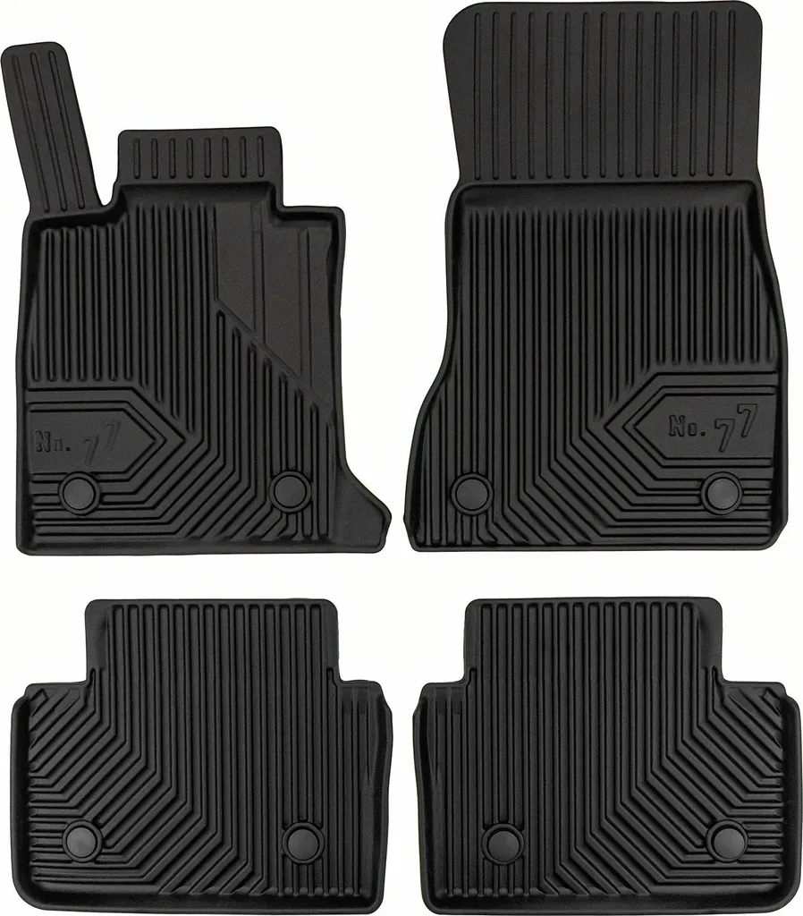 OFFERTA Tappetini Gomma BMW i5 G60 2023-2025: Set 4 Pezzi TPE Nero