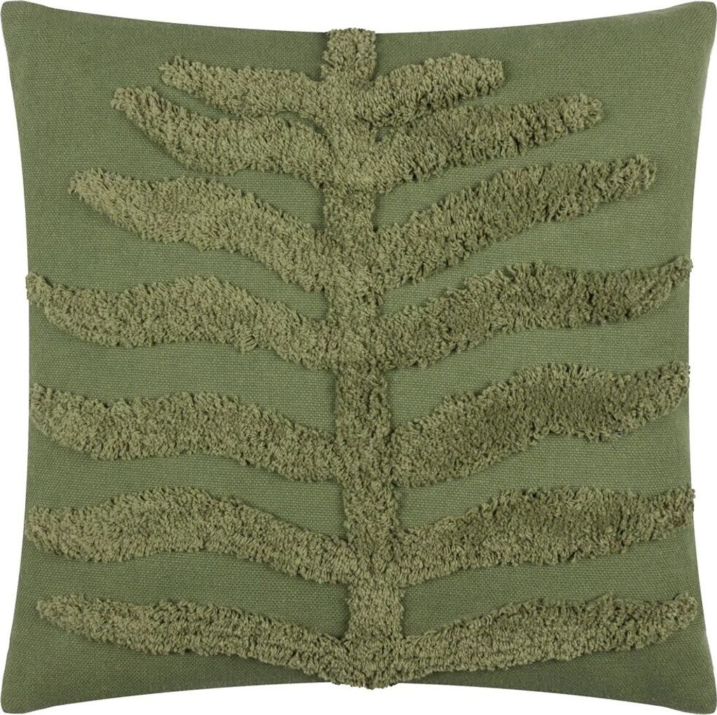 Furn - Mit Federbusch - Kissenhülle "Dakota" RV3069 (45 cm x 45 cm) (Wald)