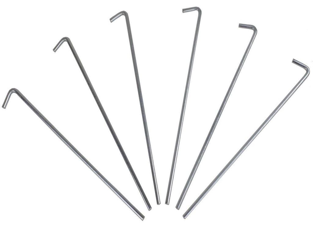 Picchetti per tenda 23 cm 6 pezzi Accessori da campeggio Immagine del prodotto 